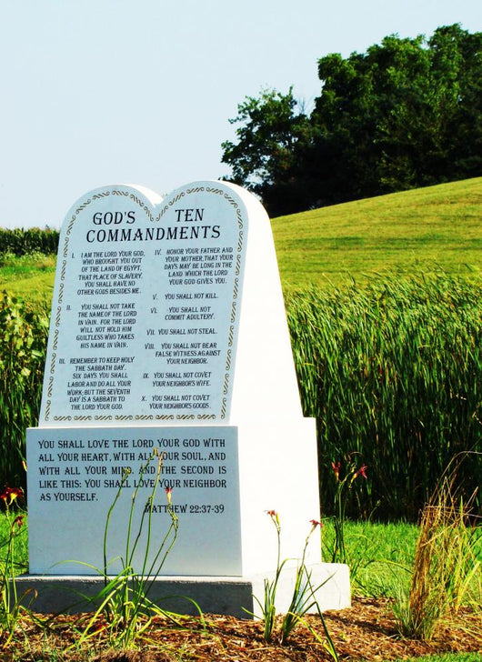 Ten Commandments Wall Mural