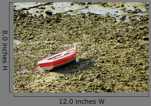 Lonely Boat Aground