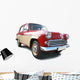 Red Vintage Car Wall Decal