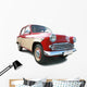 Red Vintage Car Wall Decal