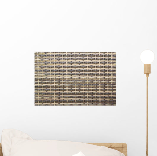 Plastic Wicker Wall Decal