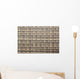 Plastic Wicker Wall Decal