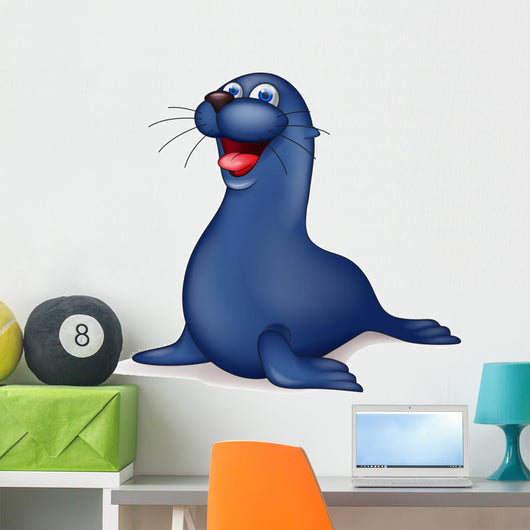 Seal cartoon Wall Decal