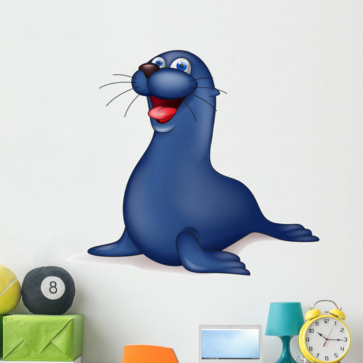 Seal cartoon Wall Decal