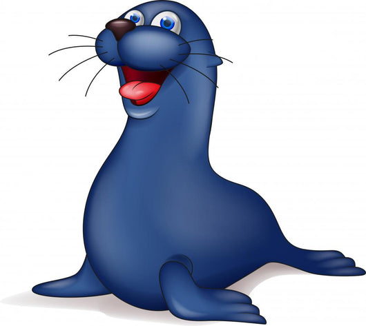 Seal cartoon Wall Decal