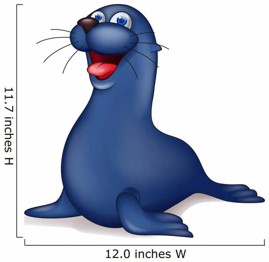 Seal cartoon Wall Decal