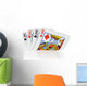 Four of a kind Wall Mural