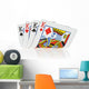 Four of a kind Wall Mural