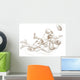 American Football Theme Full-sized Wall Mural