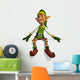 Santas Elf Shelf Wall Decal