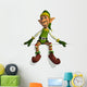 Santas Elf Shelf Wall Decal