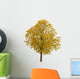 Autumnal Tree White Wall Decal