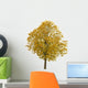 Autumnal Tree White Wall Decal
