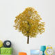 Autumnal Tree White Wall Decal