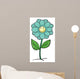 Blue Flower and Plant
