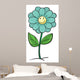 Blue Flower and Plant