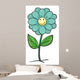 Blue Flower and Plant