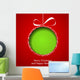 Abstract Green Christmas Ball
