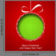 Abstract Green Christmas Ball