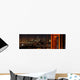 Golden Gate Bridge and San Francisco at night panorama Wall Mural