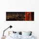 Golden Gate Bridge and San Francisco at night panorama Wall Mural