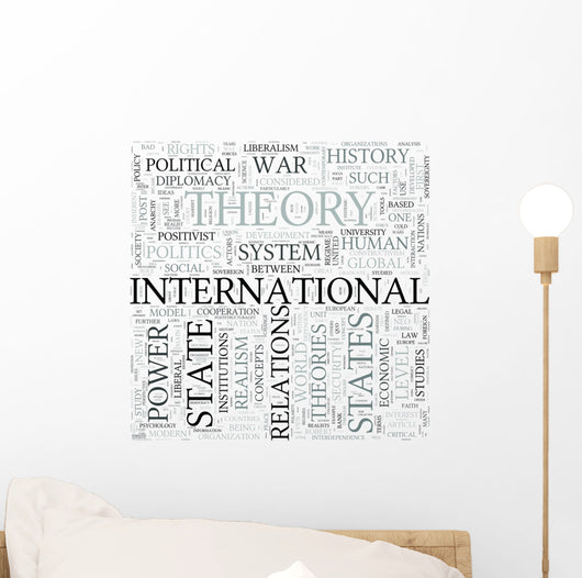 International Relations Discipline Study Wall Mural