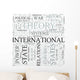 International relations Discipline Study Concept Wall Mural