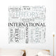 International relations Discipline Study Concept Wall Mural