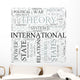 International relations Discipline Study Concept Wall Mural