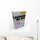 Outside Box Words Product Wall Decal