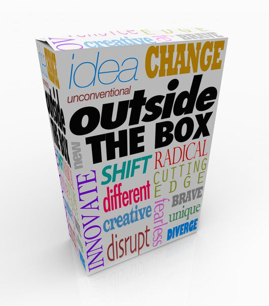 Outside Box Words Product Wall Decal