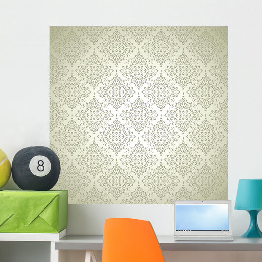 Seamless Traditional Wallpaper Wall Decal