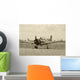 World War II Era Airplane Wall Mural
