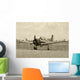 World War II Era Airplane Wall Mural