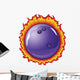 Bowling Ball with Flames