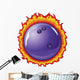 Bowling Ball with Flames