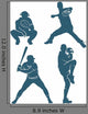 Baseball Positions Vector Illustration
