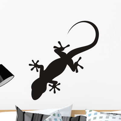 Salamandra Wall Decal shown on a wall