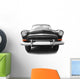 Black Retro Car Wall Decal