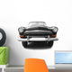 Black retro car Wall Decal