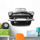 Black retro car Wall Decal