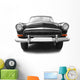 Black retro car Wall Decal