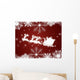 Christmas Silhouettes-Santa Claus and Wall Decal