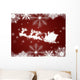 Christmas Silhouettes-Santa Claus and Wall Decal