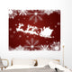 Christmas Silhouettes-Santa Claus and Wall Decal
