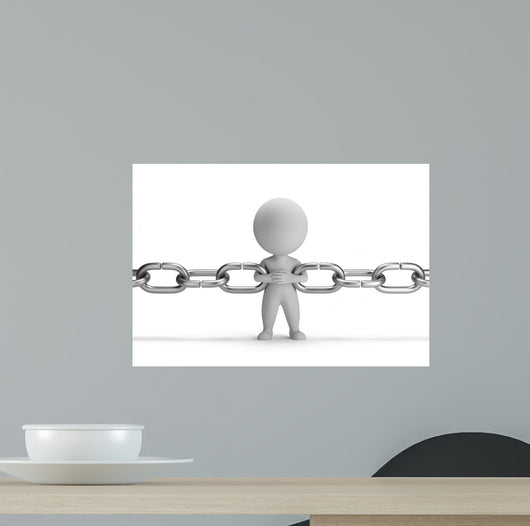 Chain Link Wall Decal
