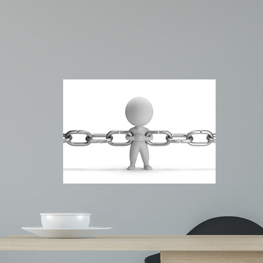 Chain Link Wall Decal