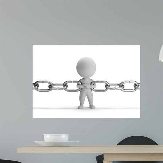 Chain Link Wall Decal