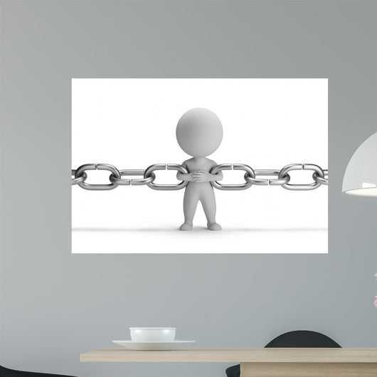 Chain Link Wall Decal