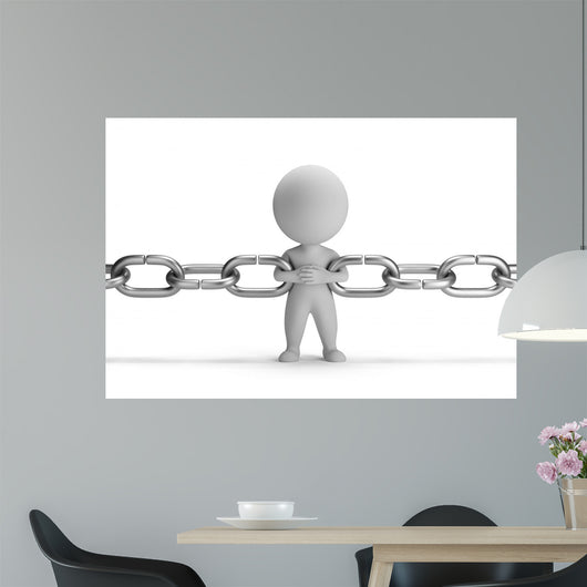 Chain Link Wall Decal